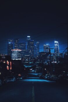 photographie de lumières de bâtiments