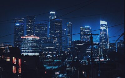 photographie de lumières de bâtiments