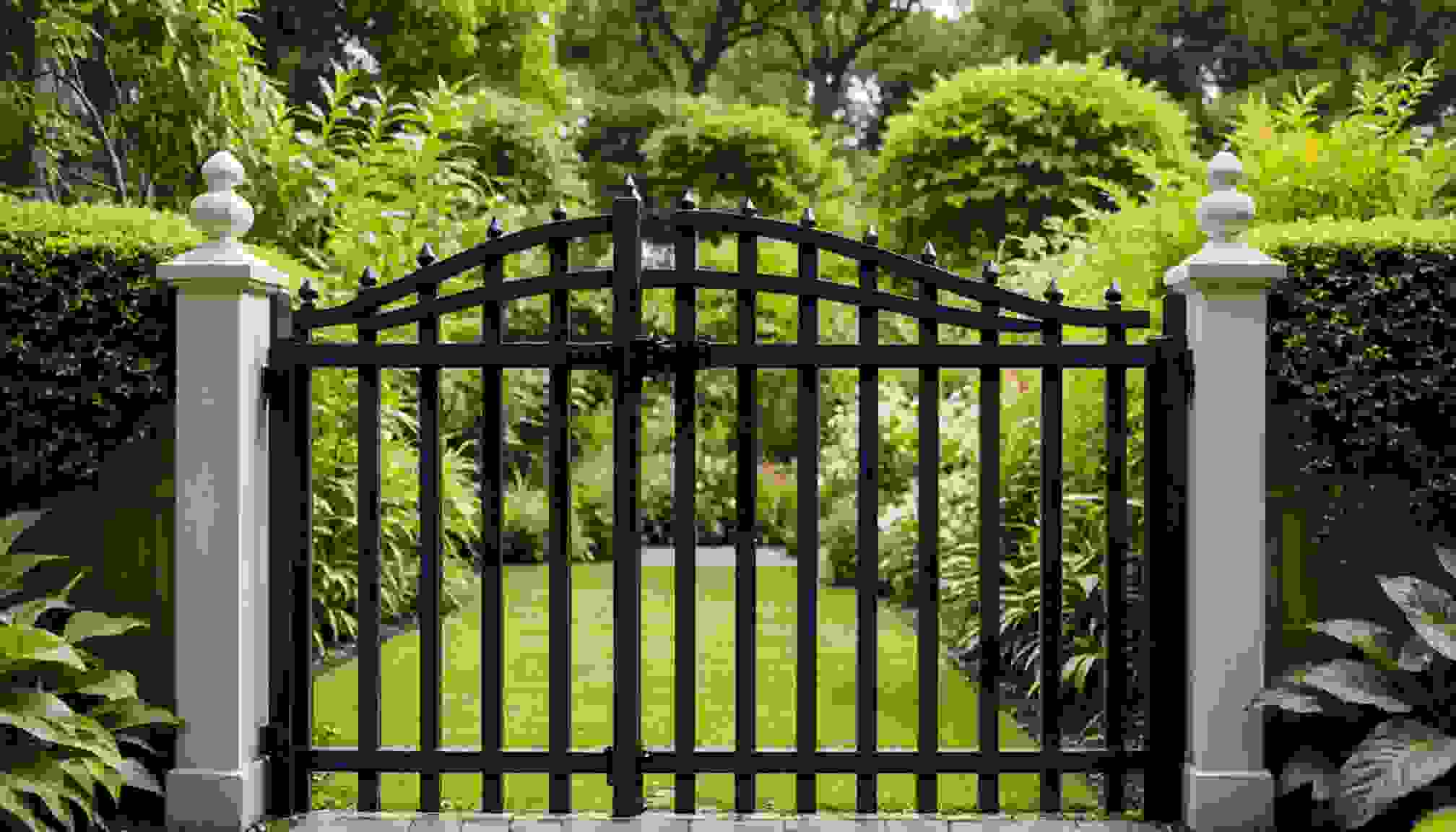 Découvrez la variété des designs de clôtures et portails pour votre jardin