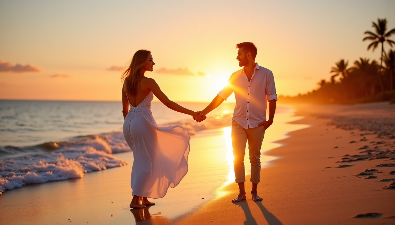 Évasion romantique : secrets pour un voyage de noces inoubliable